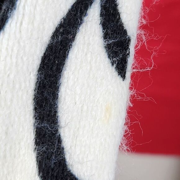 💜Vintage Ivory & Black Scroll Print Pashmina Scarf - Picture 12 of 12